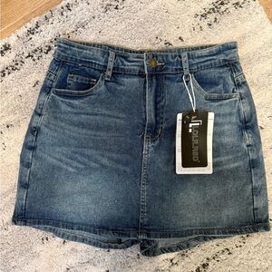Blue Denim Skort
